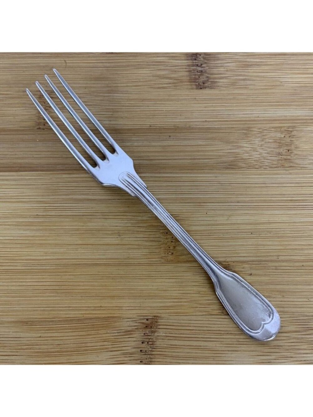 Christofle France Chinon Youth Child Fork 5.75 in Silverplate Antique 1862